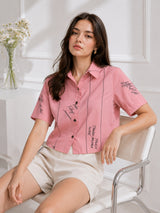 Clobug Women Printed Shirt
