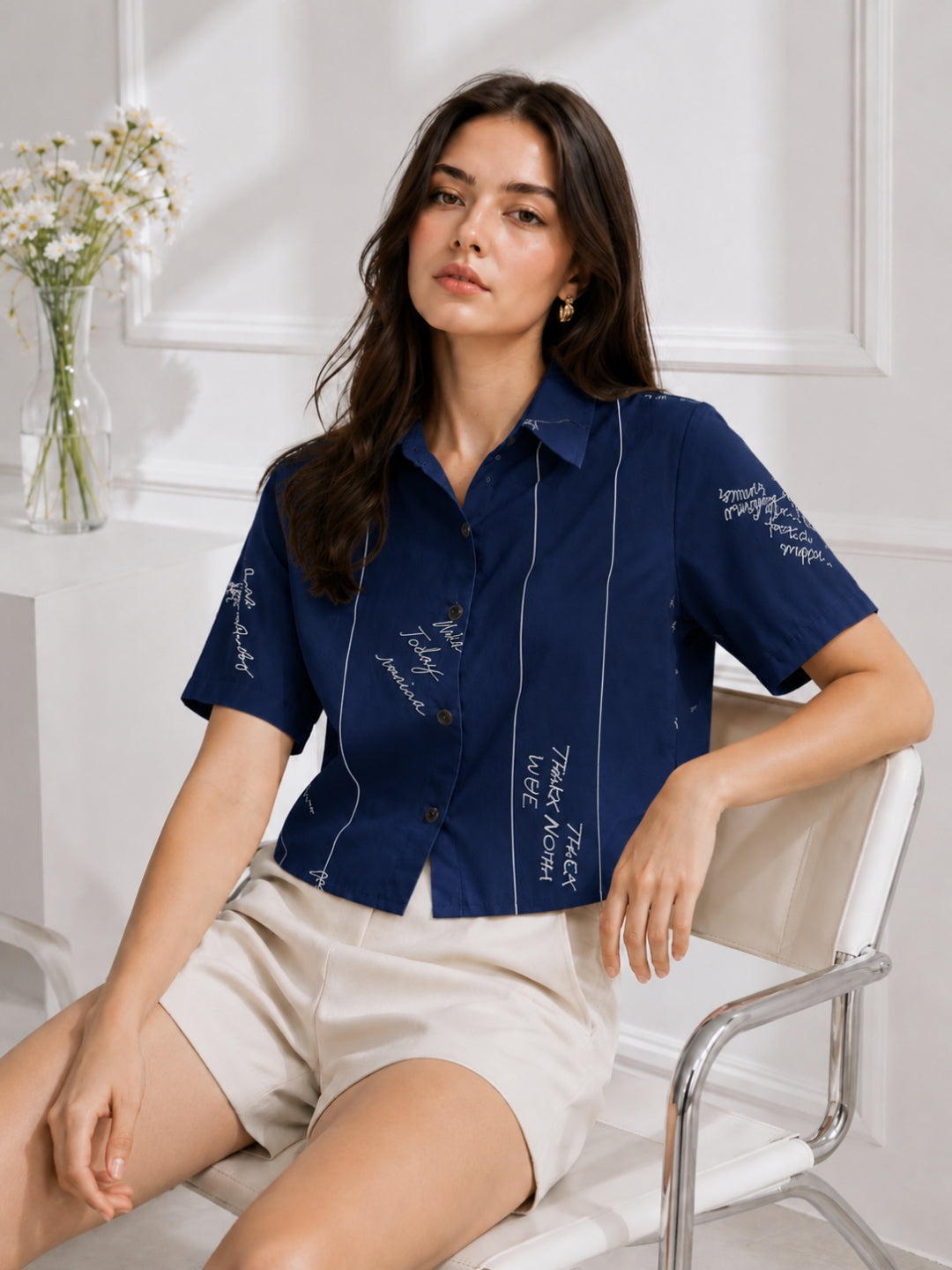 Clobug Women Printed Shirt