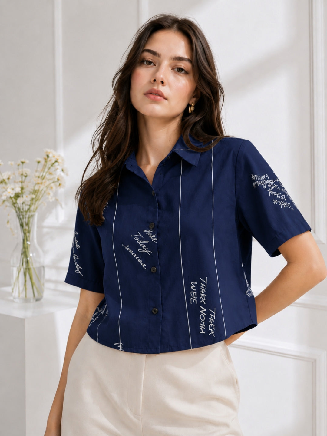 Clobug Women Printed Shirt
