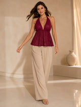 Clobug Women Embroidery Top