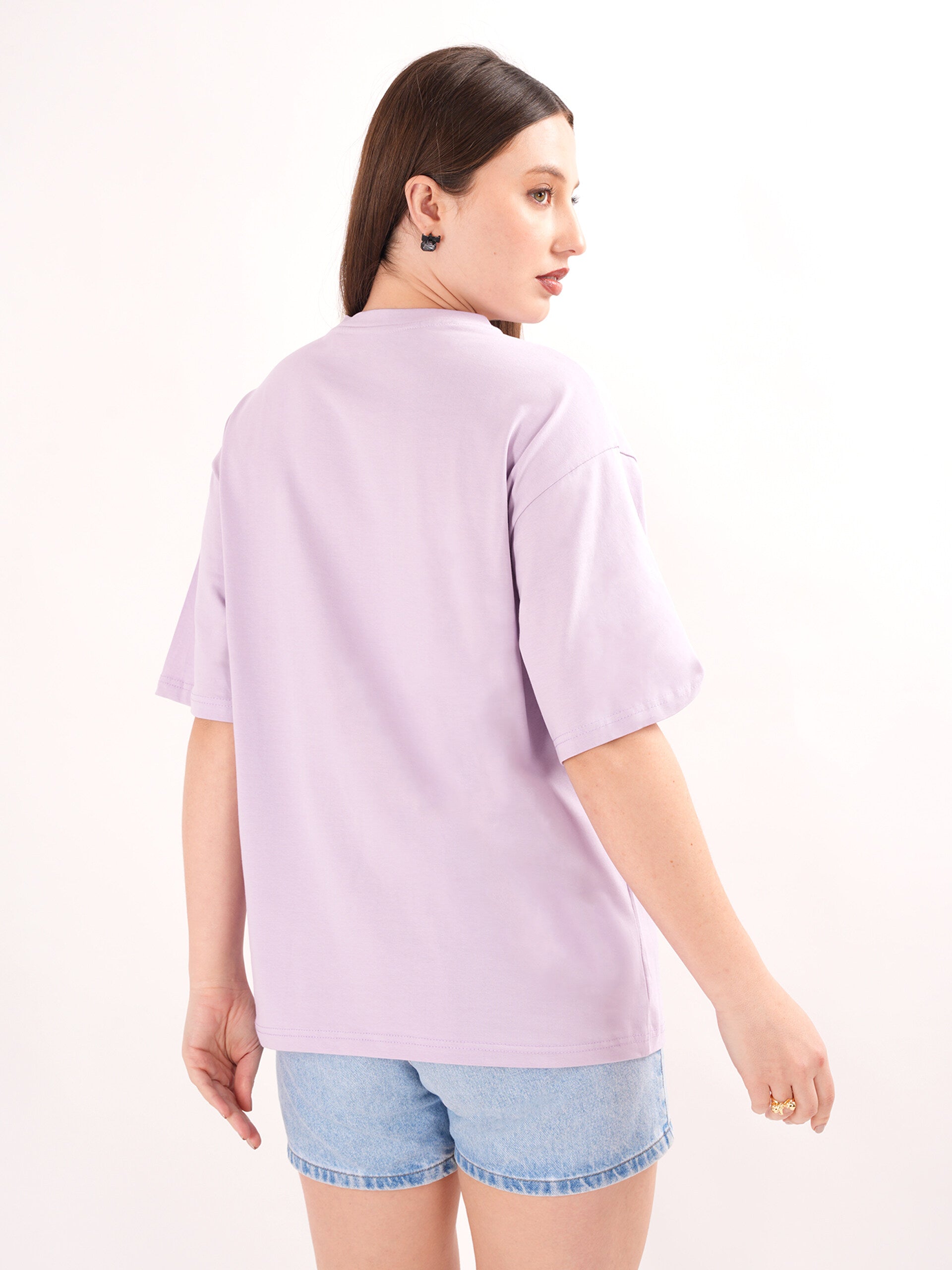 Solid Round Neck T-shirt