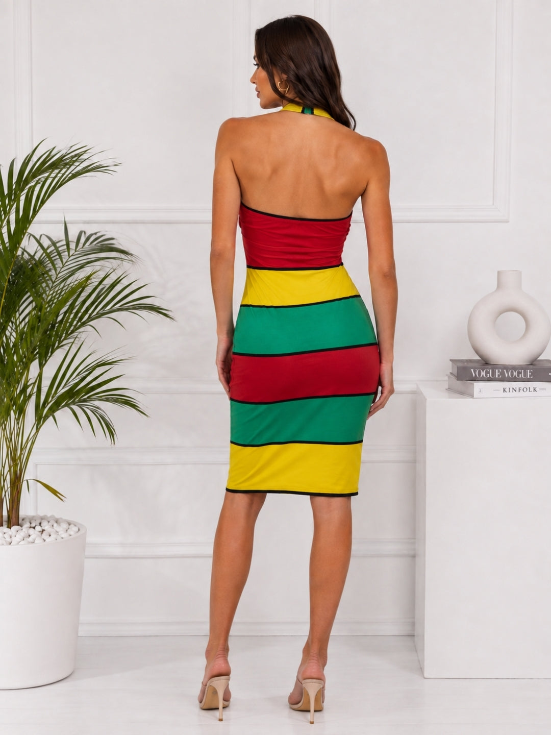 Clobug Women Sleeveless Bodycon Dress