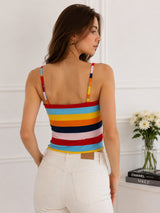 Clobug Women Multicolor Crop Top