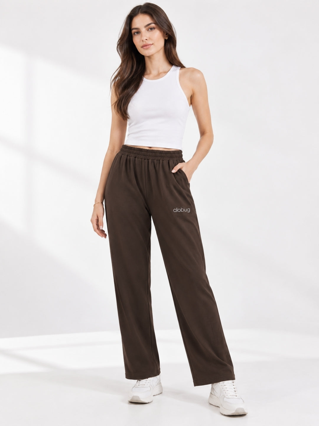 Women's Cotton Blend Regular Trackpant