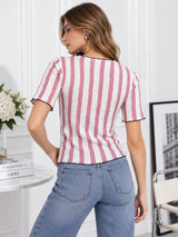 Striped Pink Top