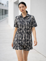 Clobug Women Shirt & Shorts Printed Co-ord Set