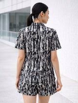 Clobug Women Shirt & Shorts Printed Co-ord Set