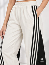 Clobug Women Cotton Blend Full Length Trackpant