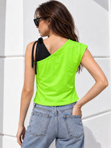 Women's Printed V-Neck Top