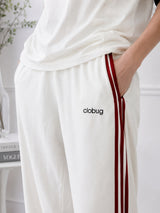 Women’s Half-Sleeve Stripe T-Shirt & Pant Co-ord Set