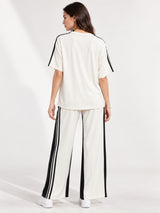 Women’s Half-Sleeve T-Shirt & Pant Co-ord Set