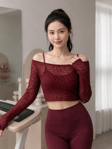 Clobug Women Off Shoulder Neck Top