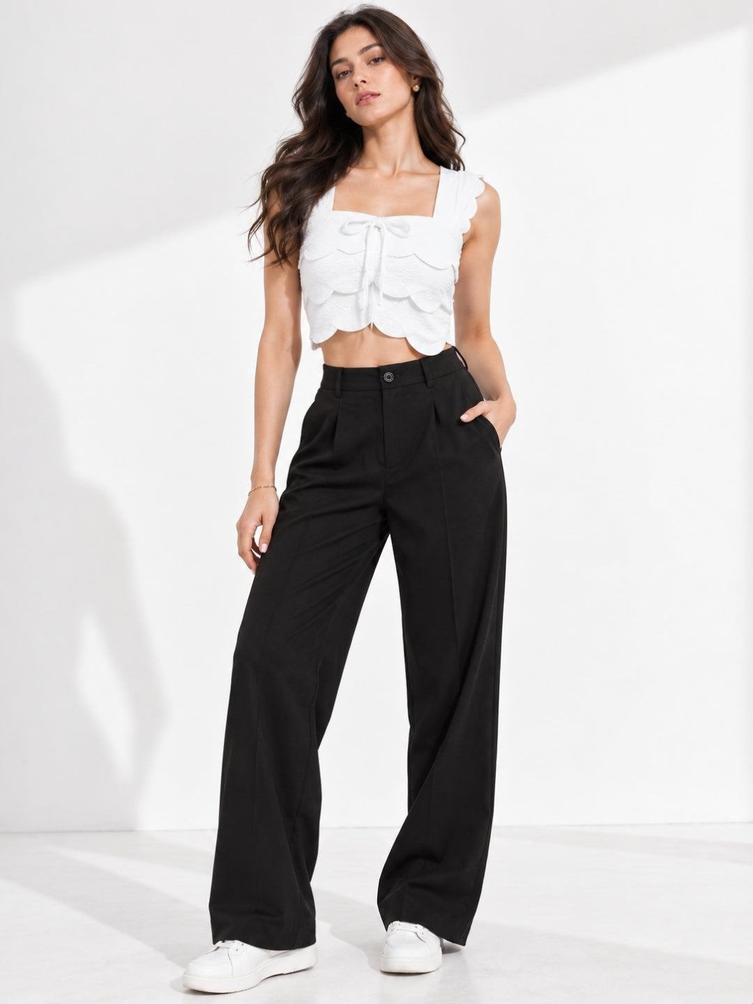 Cutwork White Top
