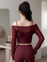 Clobug Women Off Shoulder Neck Top