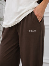 Clobug Women White & Brown Co-ord Set