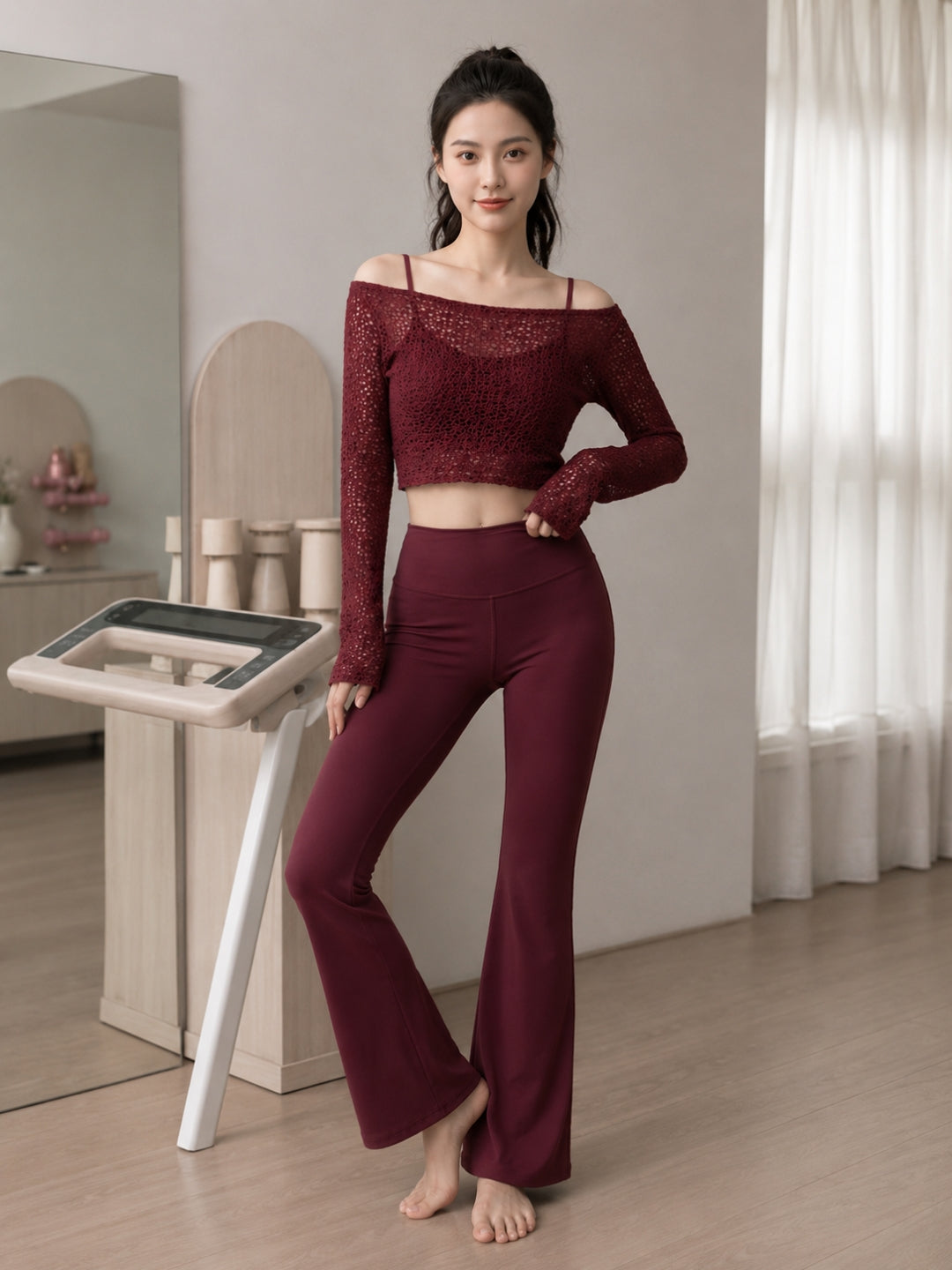 Clobug Women Off Shoulder Neck Top