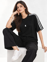 Women’s Cotton Blend Stripe T-Shirt