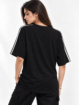 Women’s Cotton Blend Stripe T-Shirt