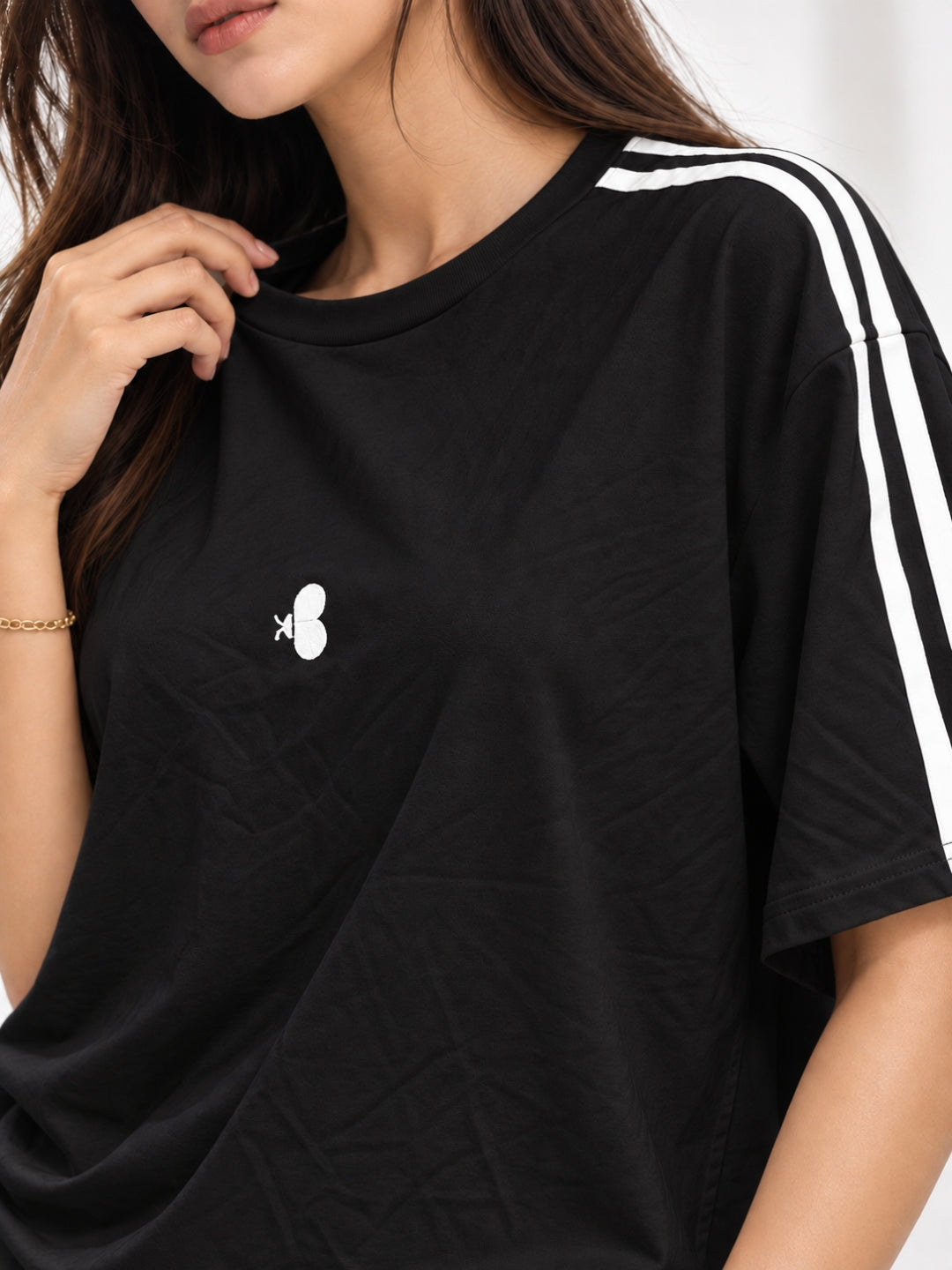Women’s Cotton Blend Stripe T-Shirt