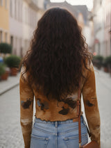 Clobug Women Printed Top