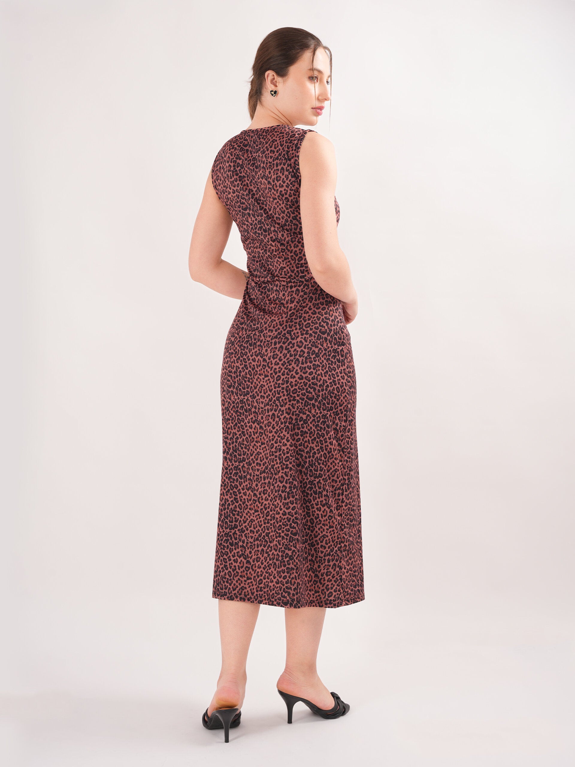 Animal Printed Seath Dress