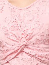 Clobug Stylish Solid Round Neck Top for Women – Trendy Summer Top