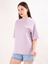 Solid Round Neck T-shirt