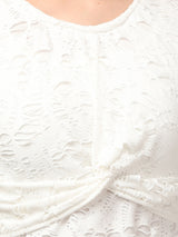 Clobug Stylish Solid Round Neck Top for Women – Trendy Summer Top