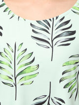 Clobug Stylish Printed Round Neck Top for Women – Trendy Summer Top