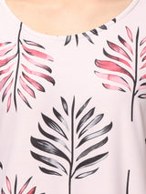 Clobug Stylish Printed Round Neck Top for Women – Trendy Summer Top