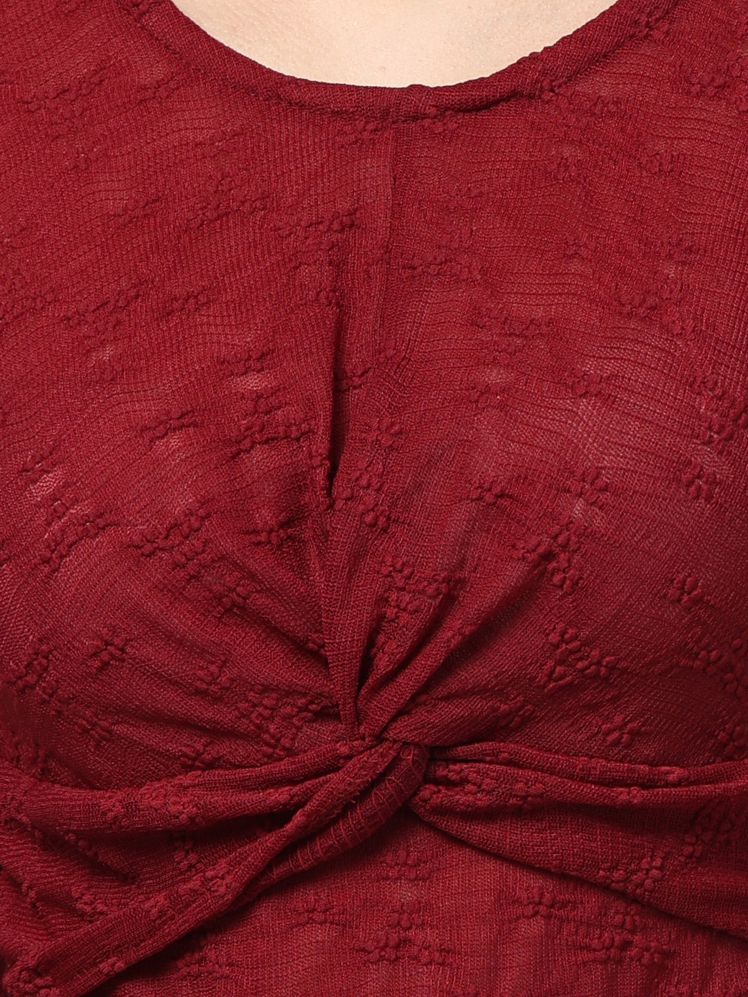 Clobug Stylish Solid Round Neck Top for Women – Trendy Summer Top