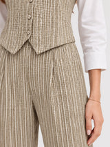 Clobug Women 3Pc Poly Cotton Linen Co-ord Set