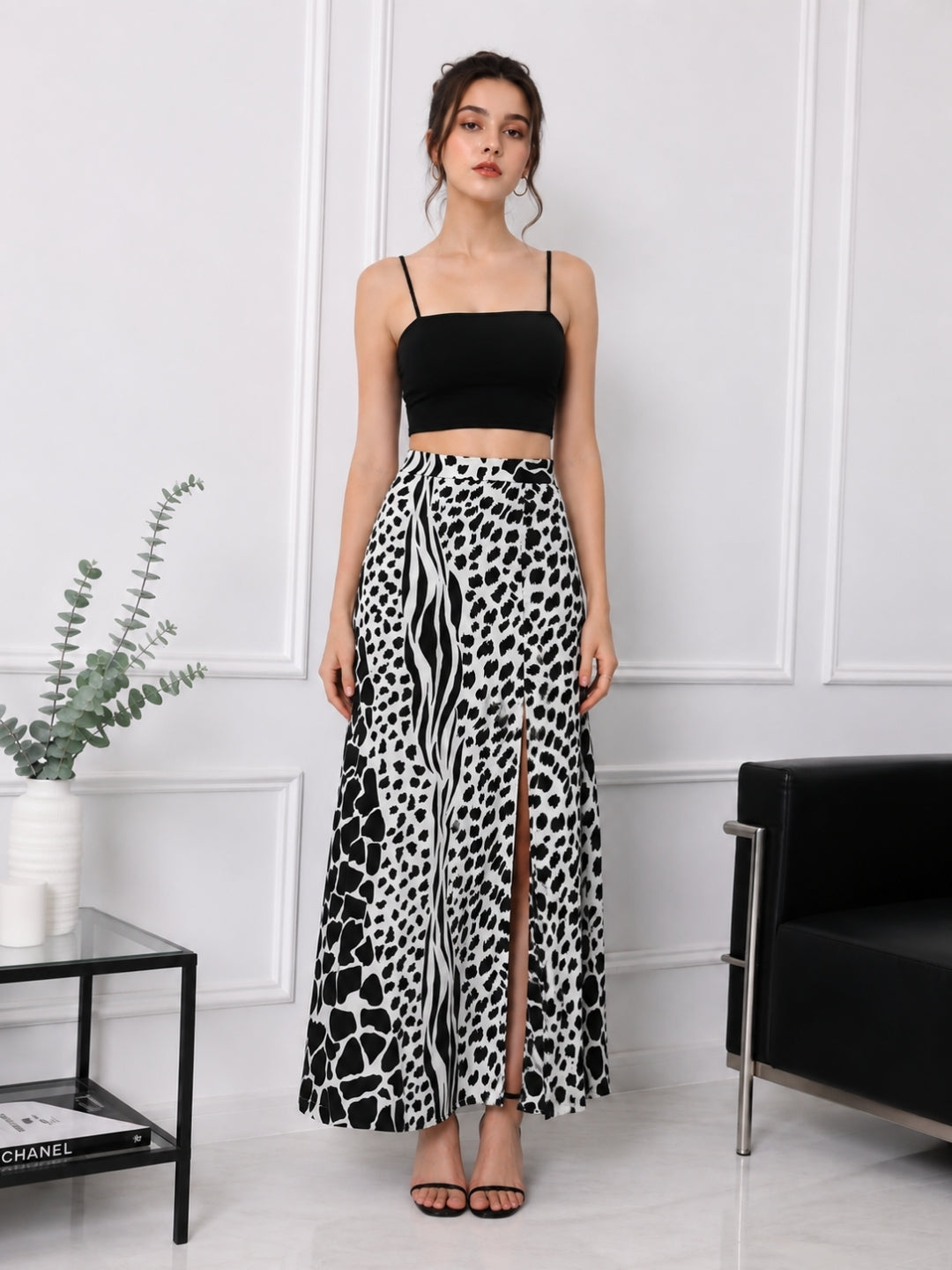 Clobug Women Printed Skirt