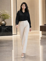 Clobug Casual Black Plain Shirt With Full Sleeve