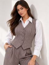 Clobug Women 3Pc Poly Cotton Linen Co-ord Set