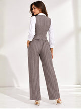 Clobug Women 3Pc Poly Cotton Linen Co-ord Set