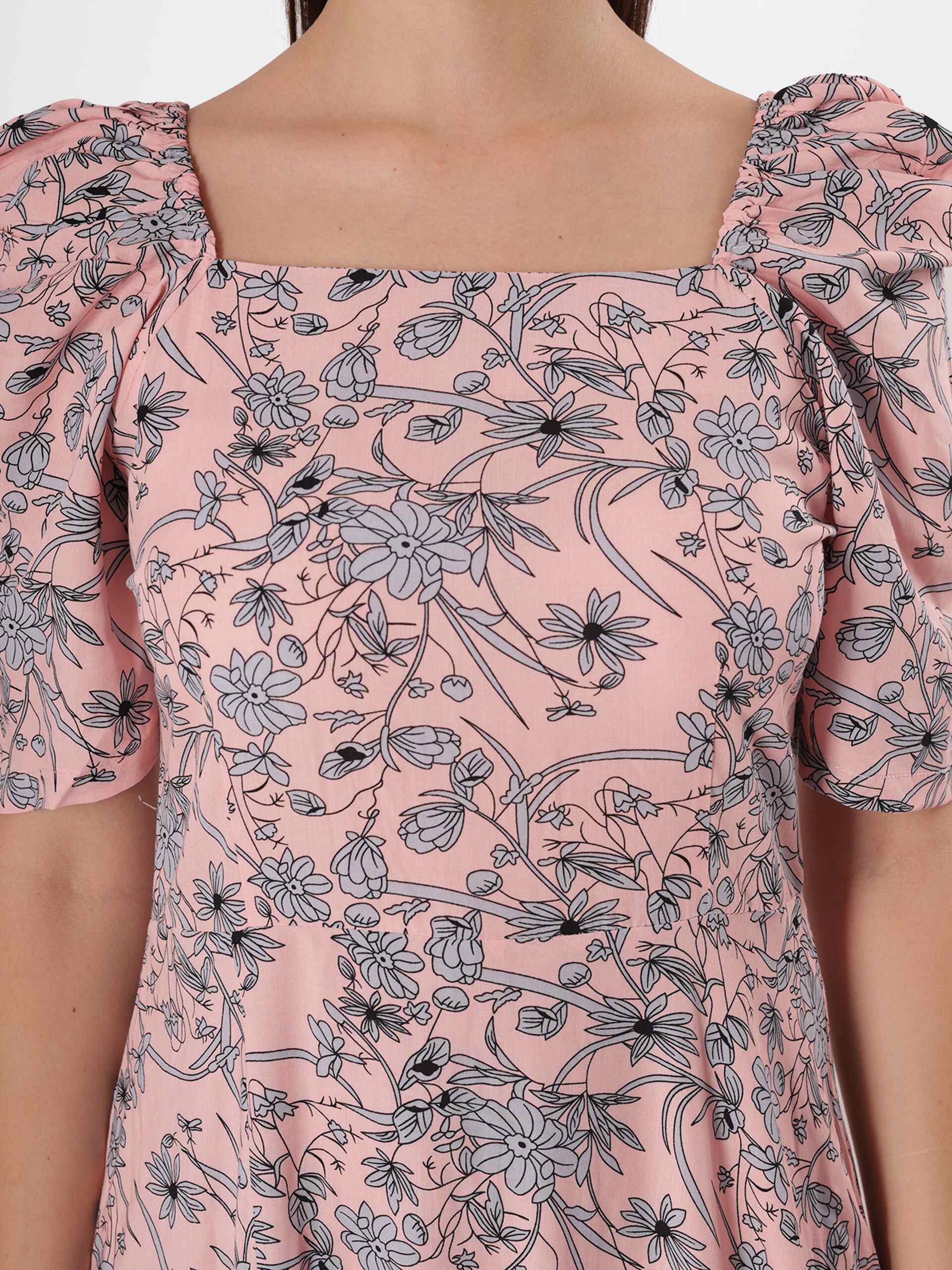 floral midi dress