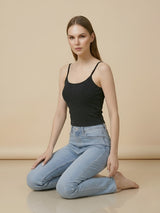 Clobug Women Sleeveless Crop Top