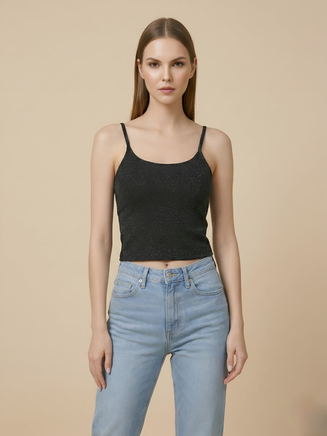 Clobug Women Sleeveless Crop Top
