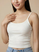 Clobug Women Sleeveless Crop Top