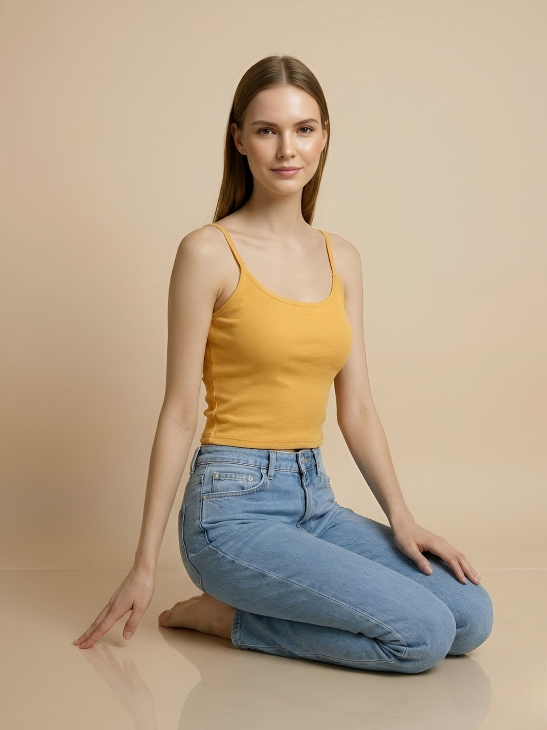 Clobug Women Sleeveless Crop Top