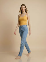 Clobug Women Sleeveless Crop Top