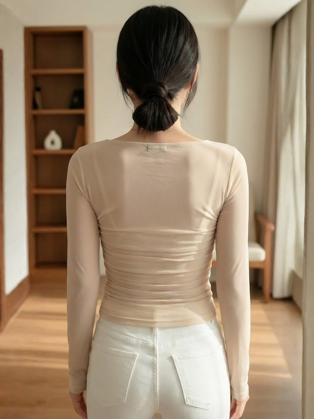 Clobug Women Pleated Top