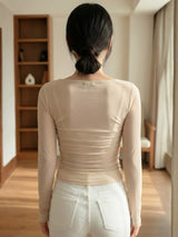 Clobug Women Pleated Top