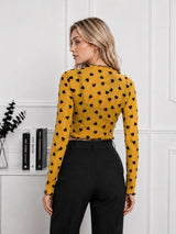 Women's Heart Printed Top