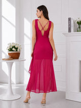 Clobug Women Cowl Neck Dress