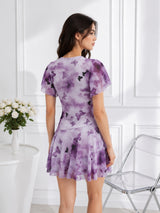 Clobug Women Purple Dress
