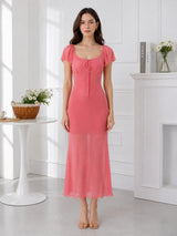 Clobug Women Peach Dress