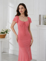 Clobug Women Peach Dress