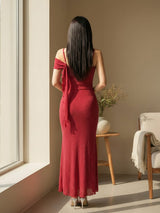 Clobug Women Midi Bow Dress